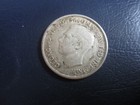 1943 Australia 1 Florin - George Vi   925 Silver  Coin