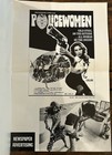 Policewomen 1974 Original Movie Pressbook Sondra Currie Jeanie Bell Tony Young