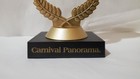 Carnival Cruise Line  panorama   Ship On A Stick Trophy Award  24k Gold  Plastic