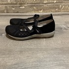 Dansko Haven Black Suede Mesh Mary Jane Comfort Walking Shoes Women s Size 38