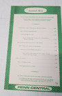 Six 1970 Penn Central Railroad Menus Pc-10 Sandwich And Cocktail Drinks 5091