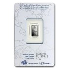 1 Gram Palladium Bar - Pamp - 999 5 Fine