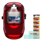 Trqwh Welder Mask Auto Darkening Solar True Color 2 Arc Sensor   Welding Caps