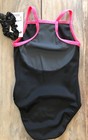 Nwt Gk Elite Black Coral Racer Camisole Gymnastics Leotard Child   Adult Sizes