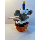 Dan Dee Birthday Mouse In Cupcake Plush Grey Brown 8 5 Inch Stuffed Animal