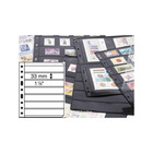 Lighthouse Vario 7c Clear 7-pocket Pages 5 Pack- Archival Stamp Row Sheets