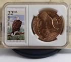 2003 Us Mint - National Wildlife Refuge Bronze Medal With Stamps - Nice  W8