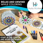 Stained Glass Mandala Kit - 10 Diy Suncatchers