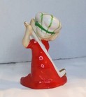 Golfing Pixie Elves  Golfer Golf Gift  Vintage Christmas Pixie Elf Figurines    