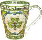Irish Shamrock Set Of 6 Bone China Mug Celtic Knot Royal Tara Irish Gift 14fl Oz