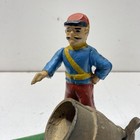 Artillery Bank Mechanical Soldier Cannon Cast Iron Coin Bank