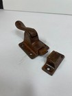 Antique Sargent Ice Box Refrigerator Spring Lever Latch W  Keeper Cast Iron