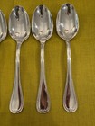 Christofle Malmaison Sterling Silver  Soup Dessert Spoon  7 1 2  1 Left 