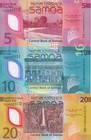 Samoa Set 3 Unc 5 10 20 Tala Nd 2023 2024 P 47 48 49 New Polymer Colorful