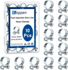 16-18mm Fuel Injection Hose Clamps  5 8-23 32 Inch Gas Line Clamps Diesel