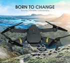 4k Hd Wi-fi Camera With Fpv Transmission  Portable Quadcopter Mini-drone - Black