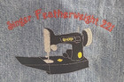 Singer Featherweight Sewing Machine Lightweight Denim Dust Cover