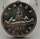 1957 Canada Silver Dollar     Beutiful Proof-like Finish