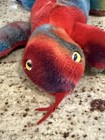 Ty 1999 Pillow Pal Tye-dye Lizzy The Large Plush Lizard Beanie Baby