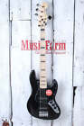 Squier Affinity Active Jazz Bass V 5 String Electric Bass Guitar Black Metallic