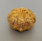 Est  e Lauder Flowering Tangerine  - Pumpkin - Solid Perfume Compact From 1971