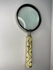 Antique Magnifying Glass With Brass Design Inlay Design Handmade Magnifier