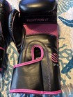 Sanabul Essential Gel Boxing Kickboxing Training Gloves Black pink 8 Oz