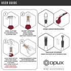 4 In 1 Wine Bottle Opener Cork Remover Air Pump Pressure Vacuum Stopper Cutter