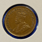 1936 Canada 1 Cent Coin - George V - Small Canadian Bronze One Penny - Au 50