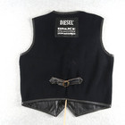 Vintage 90s Diesel Bruce Springsteen Band Xl World Tour 1993 Leather Vest