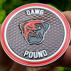 Premium Nfl Cleveland Browns Poker Card Guard Chip Protector Golf Marker Coin 