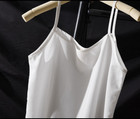 Women 100  Natural Cotton Dress Full Slips Under Dress Cami Chemise Nighty Sleep