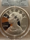 2017 P 1oz  999 Silver American Liberty 225th Anniversary Medal Pcgs Pf69 Dcam