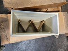 Vintage Steelcase Mid Century Modern Gray Office Wastebasket Trash Can Nos