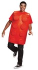 Red Lego Brick Tunic Adult Costume Medium large