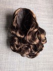 Truly Me 121 A Wig Dark Brown Curly Hair American Girl Doll Custom Replacement