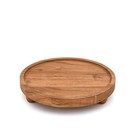 Kimona Pedestals Acacia Wood Round Display Wooden Stand For Kitchen bathroom