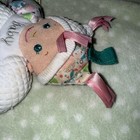 Hug luv Goldberger Cloth Baby Doll Babies First Pacifier Holder 8 Inch Plush