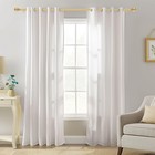 Gold 5 8  Diameter Adjustable Rod With Classic Round Finials for Windows 66-120 