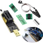 Usb Programmer Ch341a Series Burner Chip 24 Eeprom Bios Writer 25spi Flash Soic8