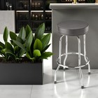 Swivel Bar Stool  Padded Garage shop Seat  Black  28 74  Tall  18 5  Diameter 