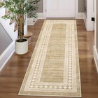  Modern Runner Rug 2x6 Washable Geometric Floor Carpet With Non-slip Backing  