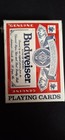 Budweiser Tin Used And Playing Cards 1 Deck Never Opened See Pics For Condition 