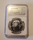 Britannia Horse Mule Error 2014 1 Oz Silver Coin - Ngc Ms69 Pl W strike Through