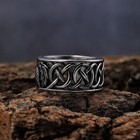 Stainless Steel Unisex Celtic Scottish Thistle Ring  size 7-12 