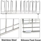 Kitchen Cabinet Pot Pan Lid Organizer Pot Storage Holder Steel Rack Pantry