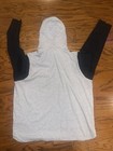 Adidas Men   s Sweatshirt Multi Sport Pullover Hoodie  Size Xl Gray black