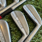 First Flight Full Flange Iron Set 1-9 Wavy Face Antique Right Leather Grips