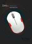     Wireless Silent Optical Mouse With Usb Receiver And Batteries     Cordless  P   