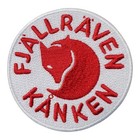 Vintage Red Fj  llr  ven K  nken Patch  Embroidered  Iron On  3 x 3 